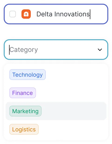 Collaboration cursors mockup